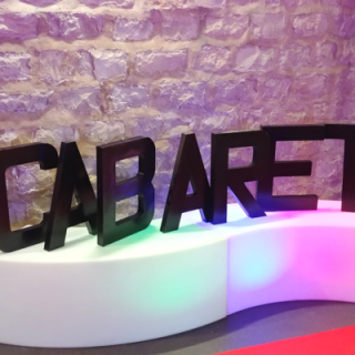 Corner lettre "Cabaret"/"Prohibition/"Gatsby"