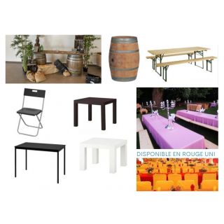 Divers : assises et tables