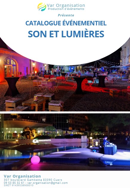 Catalogue Sons et lumi&egrave;res